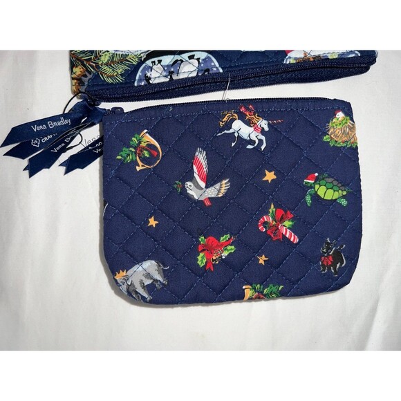 Vera Bradley NWT Cosmetic Trio in Snow Globes (RETIRED PATTERN) #218 - Picture 4 of 5